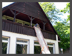 Der Balkon verschwindet